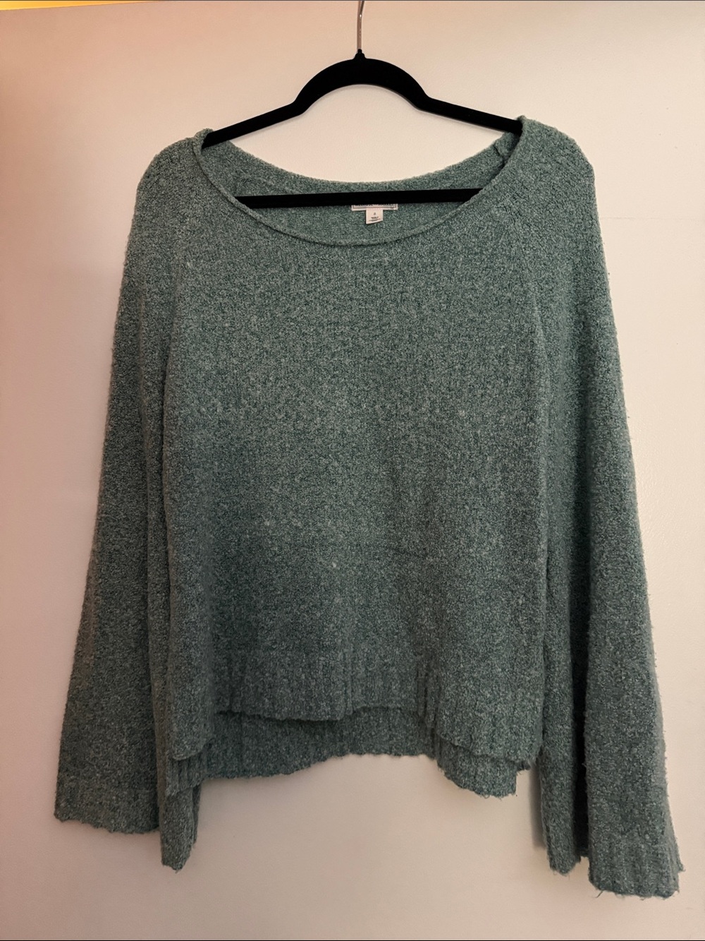 Melrose and Market Scoop-Neck Sweater in Sage Green